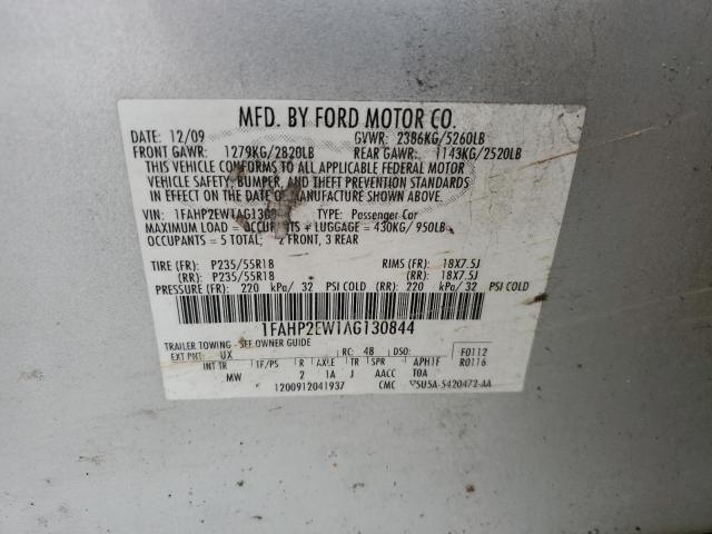 Photo 12 VIN: 1FAHP2EW1AG130844 - FORD TAURUS 