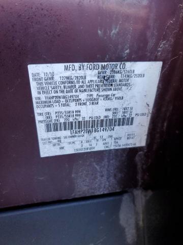 Photo 11 VIN: 1FAHP2EW1BG149704 - FORD TAURUS 