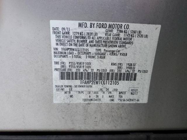 Photo 11 VIN: 1FAHP2EW1CG112105 - FORD TAURUS 