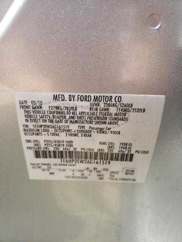 Photo 11 VIN: 1FAHP2EW2AG161519 - FORD TAURUS 