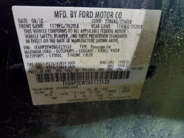 Photo 11 VIN: 1FAHP2EW2BG123533 - FORD TAURUS 