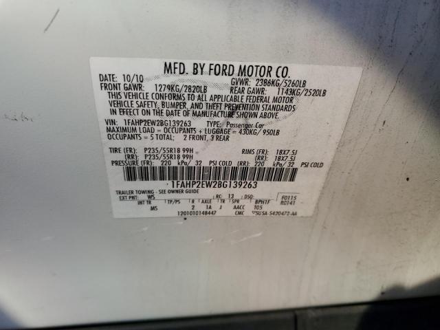 Photo 11 VIN: 1FAHP2EW2BG139263 - FORD TAURUS 