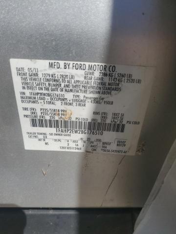 Photo 11 VIN: 1FAHP2EW2BG176510 - FORD TAURUS SEL 