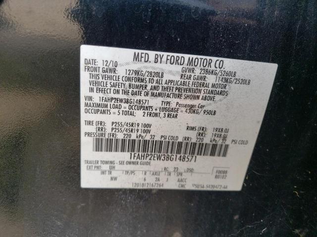 Photo 11 VIN: 1FAHP2EW3BG148571 - FORD TAURUS SEL 