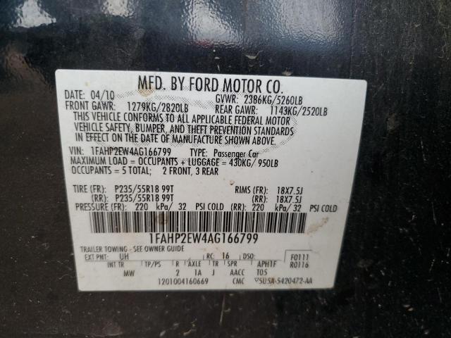 Photo 12 VIN: 1FAHP2EW4AG166799 - FORD TAURUS 