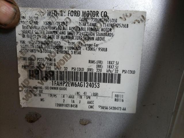 Photo 9 VIN: 1FAHP2EW6AG124053 - FORD TAURUS 