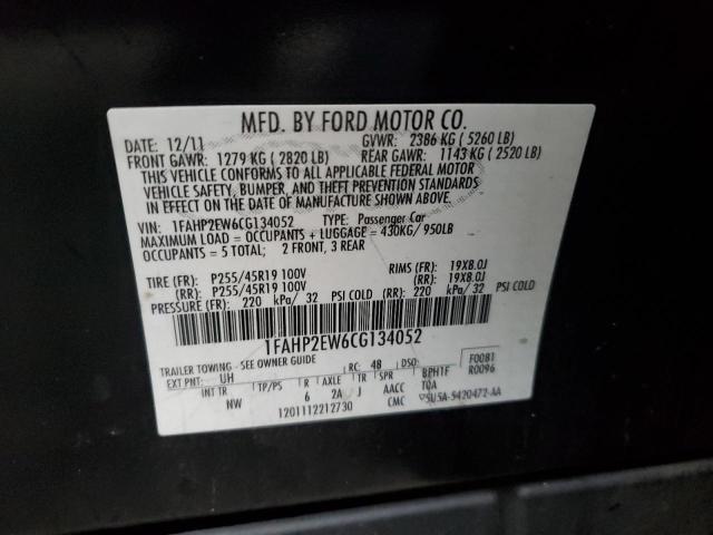 Photo 11 VIN: 1FAHP2EW6CG134052 - FORD TAURUS 