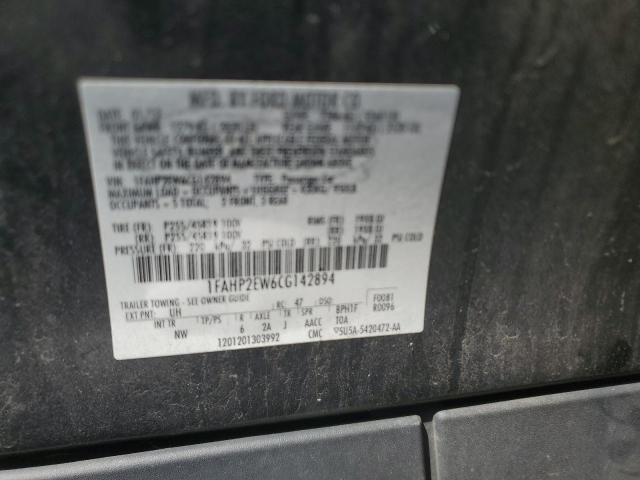 Photo 11 VIN: 1FAHP2EW6CG142894 - FORD TAURUS SEL 