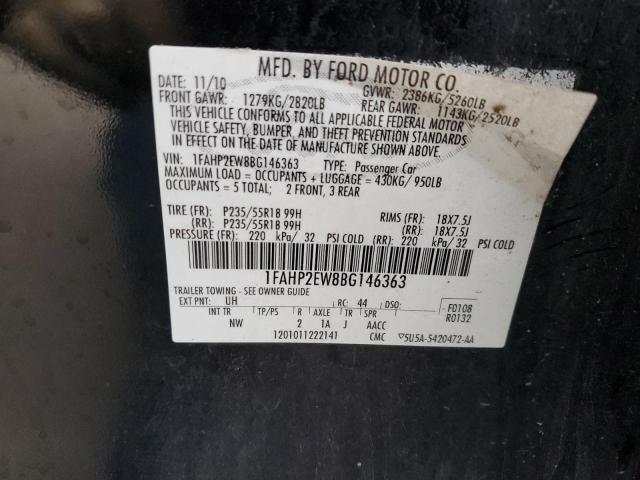 Photo 11 VIN: 1FAHP2EW8BG146363 - FORD TAURUS 