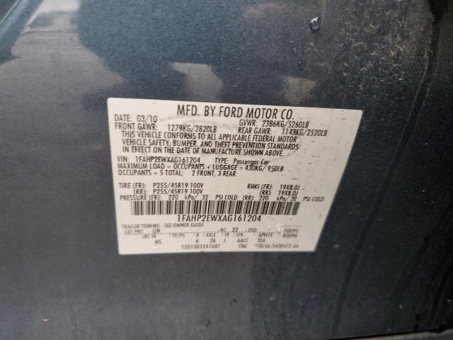 Photo 11 VIN: 1FAHP2EWXAG161204 - FORD TAURUS 