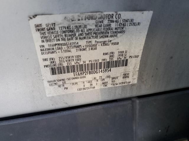 Photo 11 VIN: 1FAHP2F80DG145954 - FORD TAURUS LIM 