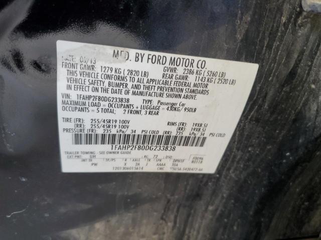 Photo 11 VIN: 1FAHP2F80DG233838 - FORD TAURUS 