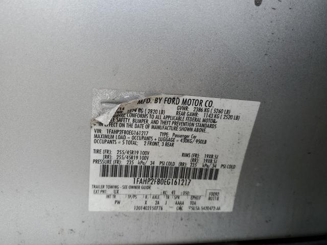 Photo 11 VIN: 1FAHP2F80EG161217 - FORD TAURUS LIM 