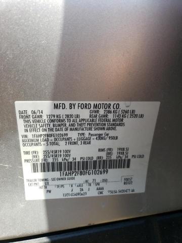 Photo 11 VIN: 1FAHP2F80FG102699 - FORD TAURUS LIM 