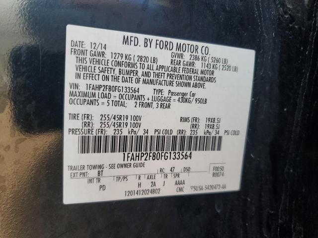 Photo 11 VIN: 1FAHP2F80FG133564 - FORD TAURUS LIM 