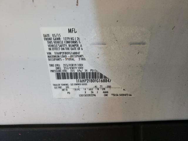 Photo 11 VIN: 1FAHP2F80FG168847 - FORD TAURUS 