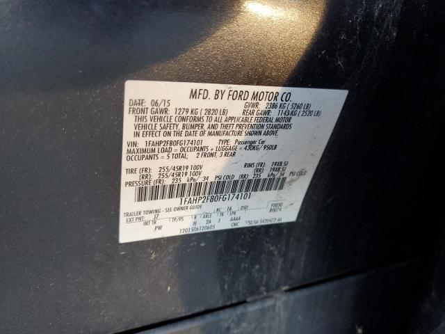 Photo 11 VIN: 1FAHP2F80FG174101 - FORD TAURUS LIM 