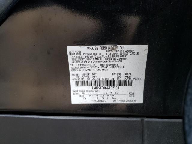 Photo 11 VIN: 1FAHP2F80GG132108 - FORD TAURUS 