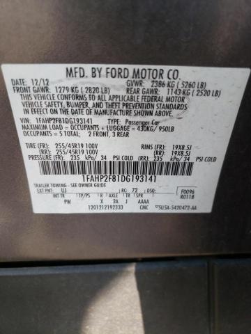 Photo 12 VIN: 1FAHP2F81DG193141 - FORD TAURUS LIM 