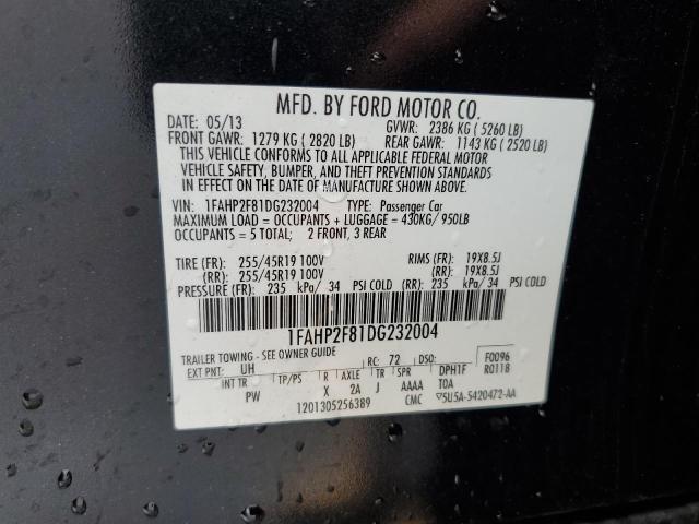 Photo 11 VIN: 1FAHP2F81DG232004 - FORD TAURUS LIM 