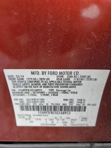 Photo 11 VIN: 1FAHP2F81EG168953 - FORD TAURUS LIM 