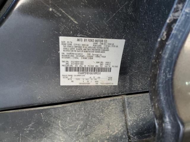 Photo 11 VIN: 1FAHP2F81GG109551 - FORD TAURUS LIM 