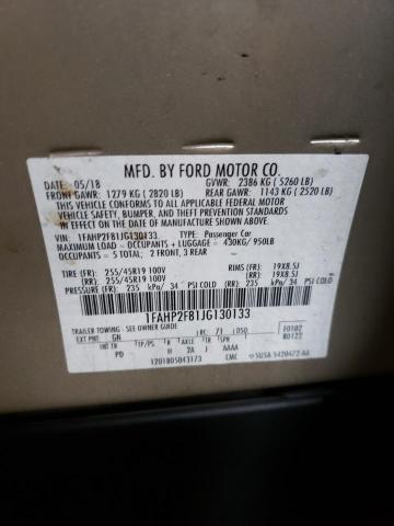 Photo 12 VIN: 1FAHP2F81JG130133 - FORD TAURUS LIM 