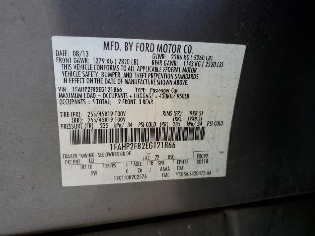 Photo 11 VIN: 1FAHP2F82EG121866 - FORD TAURUS LIM 