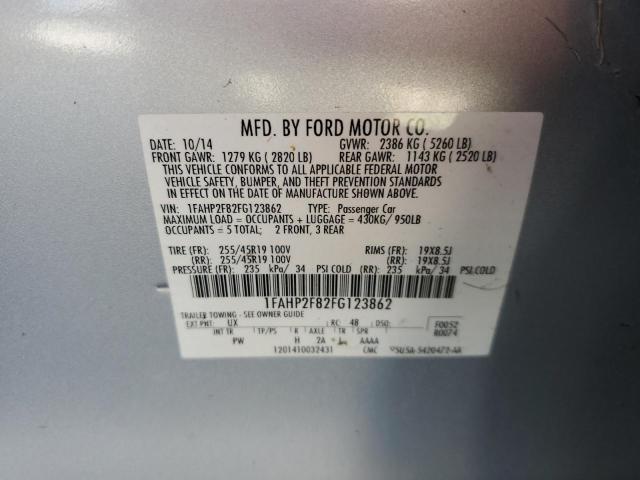 Photo 11 VIN: 1FAHP2F82FG123862 - FORD TAURUS LIM 