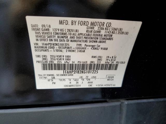 Photo 11 VIN: 1FAHP2F82KG101225 - FORD TAURUS 