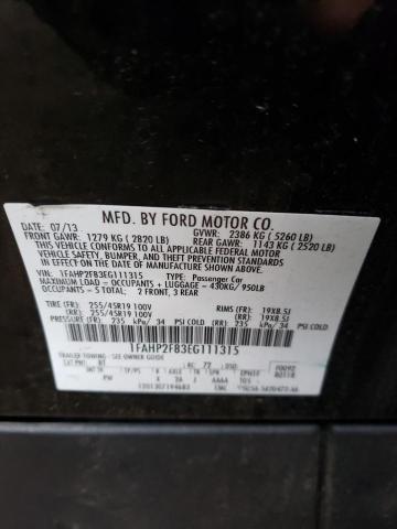 Photo 11 VIN: 1FAHP2F83EG111315 - FORD TAURUS LIM 