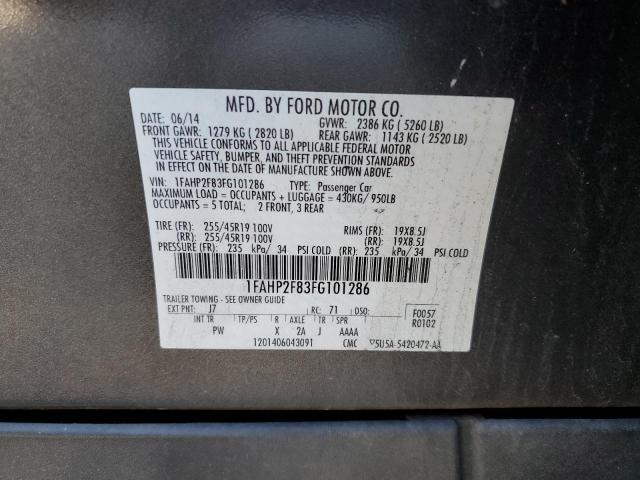 Photo 11 VIN: 1FAHP2F83FG101286 - FORD TAURUS LIM 