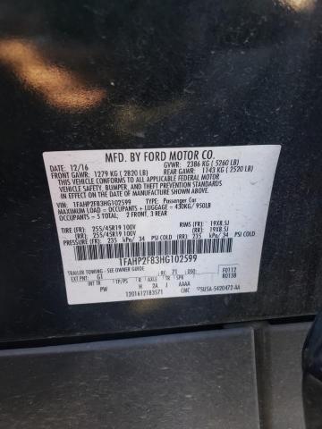 Photo 11 VIN: 1FAHP2F83HG102599 - FORD TAURUS LIM 