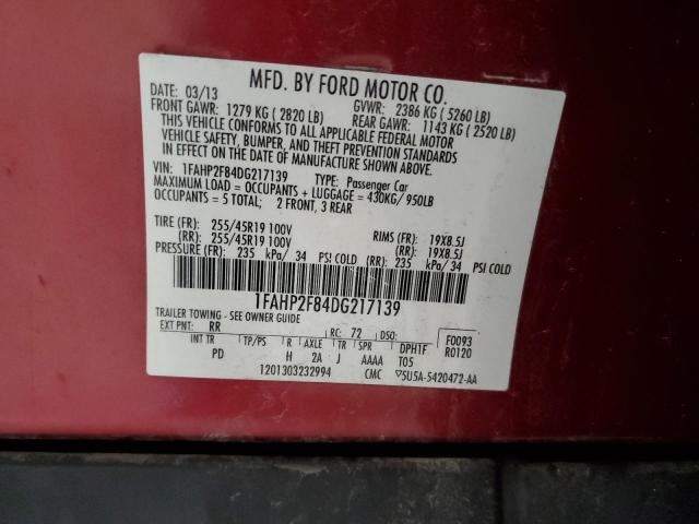 Photo 11 VIN: 1FAHP2F84DG217139 - FORD TAURUS 