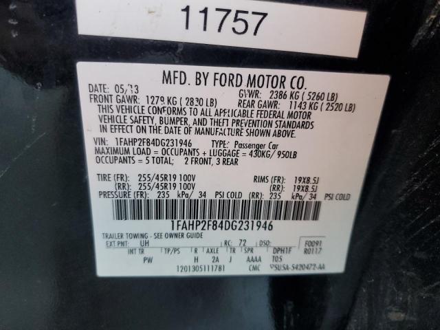 Photo 11 VIN: 1FAHP2F84DG231946 - FORD TAURUS LIM 