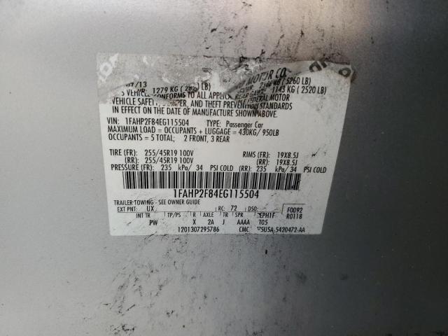 Photo 12 VIN: 1FAHP2F84EG115504 - FORD TAURUS LIM 