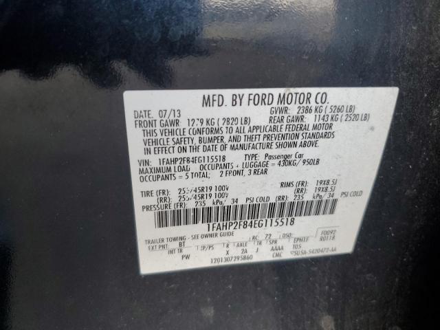 Photo 11 VIN: 1FAHP2F84EG115518 - FORD TAURUS LIM 