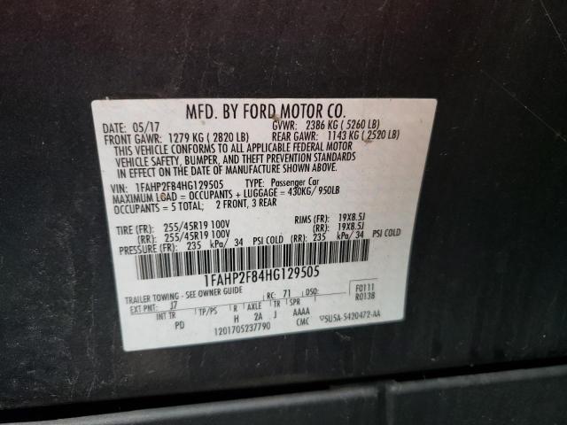 Photo 11 VIN: 1FAHP2F84HG129505 - FORD TAURUS 