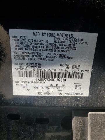 Photo 12 VIN: 1FAHP2F84JG107610 - FORD TAURUS LIM 