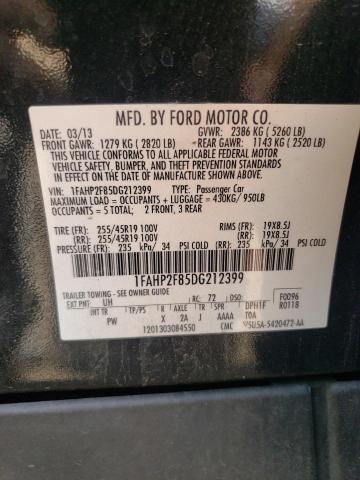 Photo 11 VIN: 1FAHP2F85DG212399 - FORD TAURUS 