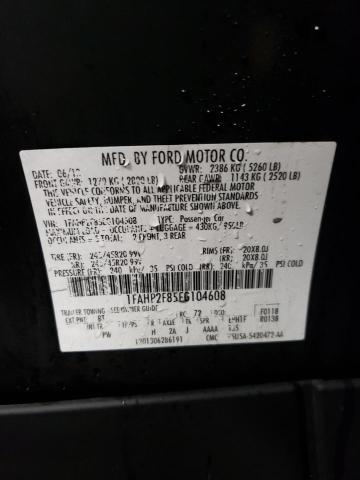 Photo 9 VIN: 1FAHP2F85EG104608 - FORD TAURUS LIM 