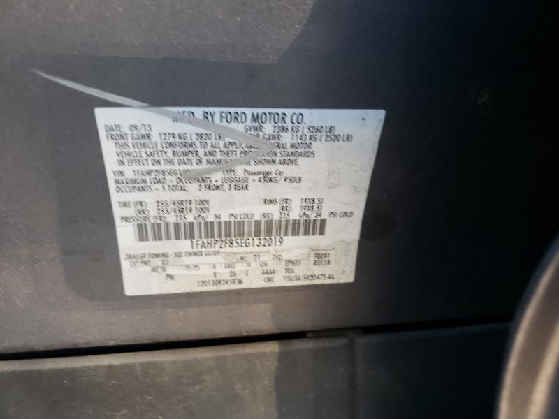 Photo 9 VIN: 1FAHP2F85EG132019 - FORD TAURUS LIM 