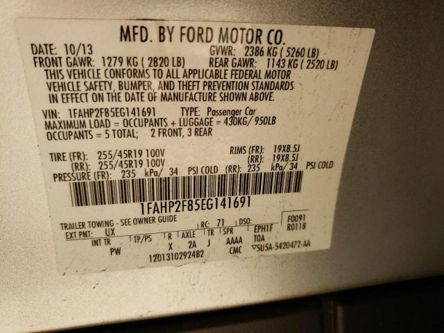 Photo 9 VIN: 1FAHP2F85EG141691 - FORD TAURUS 