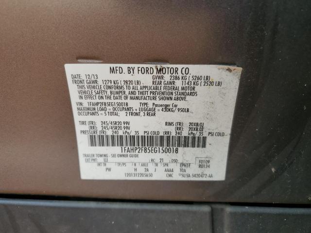 Photo 12 VIN: 1FAHP2F85EG150018 - FORD TAURUS LIM 