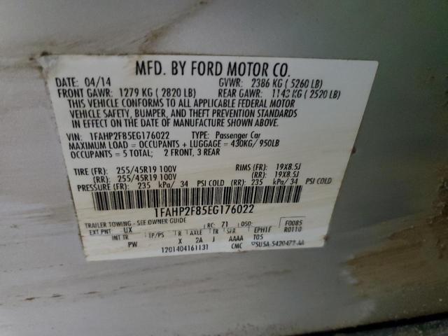 Photo 11 VIN: 1FAHP2F85EG176022 - FORD TAURUS 