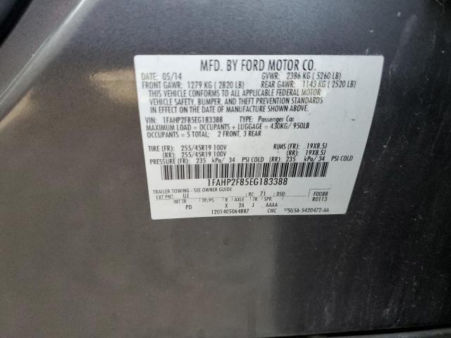 Photo 11 VIN: 1FAHP2F85EG183388 - FORD TAURUS LIM 