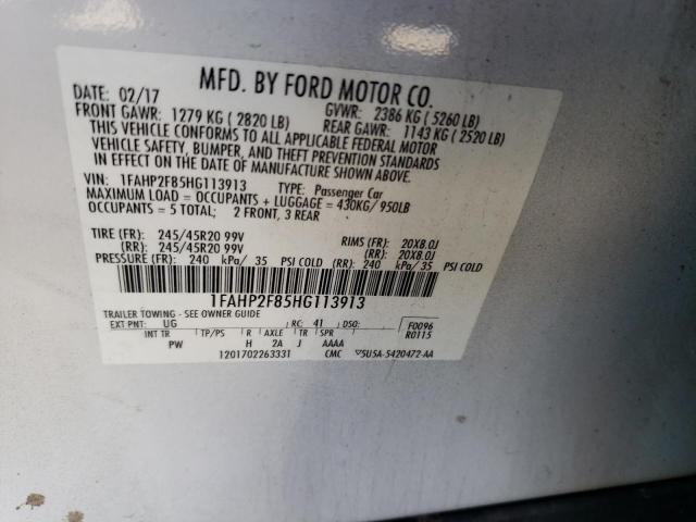 Photo 11 VIN: 1FAHP2F85HG113913 - FORD TAURUS 