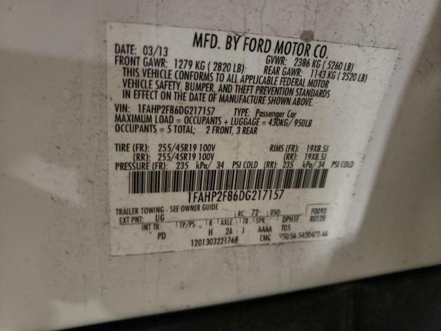 Photo 11 VIN: 1FAHP2F86DG217157 - FORD TAURUS 