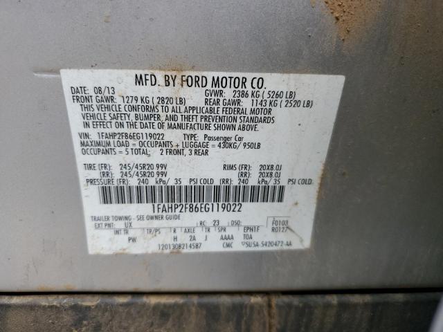 Photo 9 VIN: 1FAHP2F86EG119022 - FORD TAURUS LIM 