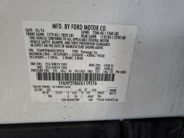 Photo 11 VIN: 1FAHP2F86EG159276 - FORD TAURUS 